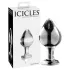 Icicles No. 25 - konischer, gläserner Analplug (transparent)