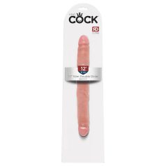 King Cock 12 Slim - naturgetreues Doppel-Dildo (31cm)