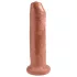 King Cock 7 - naturgetreuer Dildo (18cm) - dunkel натур