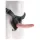 King Cock 7 - Strap-On Dildo mit Geschirr (schwarz)