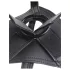 King Cock 7 - Strap-On Dildo mit Geschirr (schwarz)