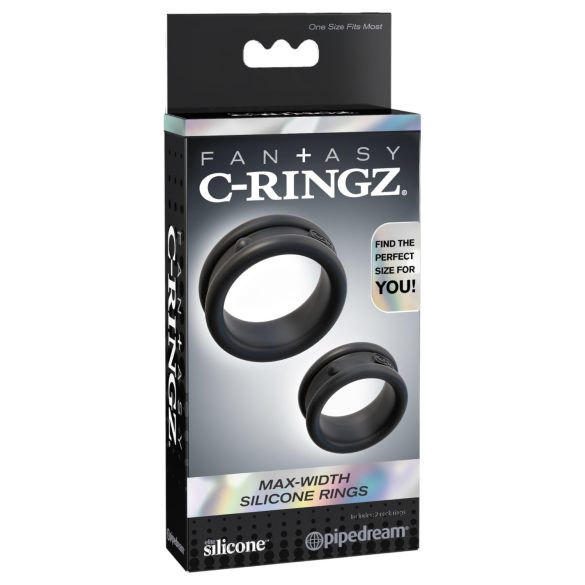 Fantasy C-Ringz - Penis- und Hodenring (schwarz)