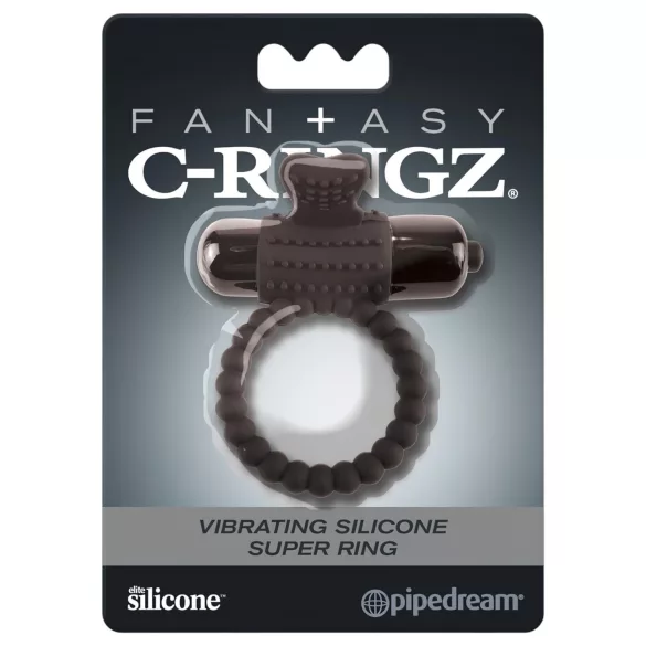 Pipedream Fantasy C-Ringz - Vibrierender Penisring (schwarz)
