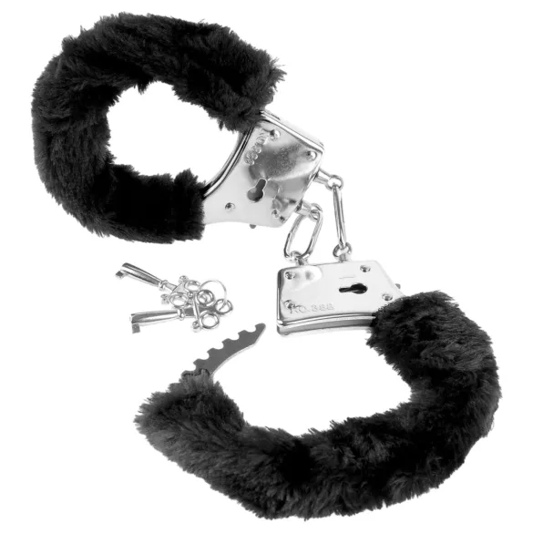 Fetish Fantasy - Plüsch-Handschellen (schwarz)