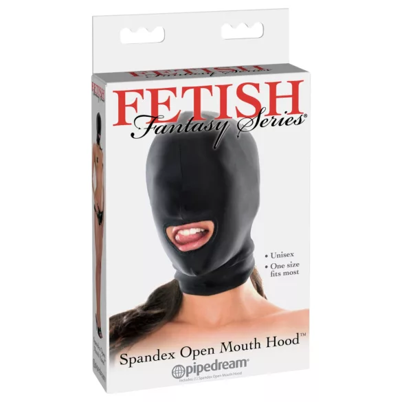 Fetish Fantasy - Saugmaske mit Mundöffnung (schwarz)