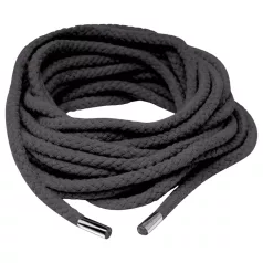   Fetisch-Seidenseil - seidiges Shibari-Bondage-Seil (10 m, schwarz)