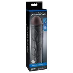   Pipedream - X-TENSION Mega 3 - realistische Penishülle (22,8 cm, schwarz)