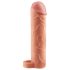 X-TENSION Perfect 2 - Penis-Manschette mit Hodenring (19cm) - hautfarben