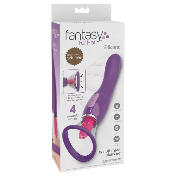Pipedream - Fantasy - Akku-betriebene 3-in-1 Leckmaschine (lila)