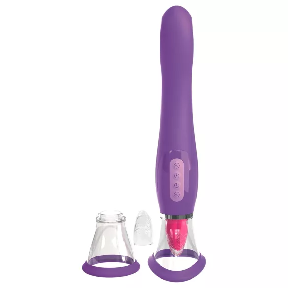 Pipedream - Fantasy - Akku-betriebene 3-in-1 Leckmaschine (lila)