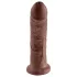 King Cock 8 Dildo (20cm) - Braun
