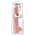 King Cock 15 - Saugfuß Beutel-Dildo (38cm) - naturfarben