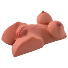 PDX Perfect DD's - Torso mit Lustöffnungen - (braun)