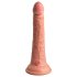 King Cock Elite 7 - Saugnapf, Funk-Vibrator 18cm - Natur