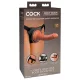 King Cock Elite Comfy - Strap-On-Dildo mit Geschirr (dunkles Beige)