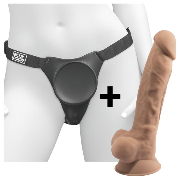 Body Dock G-Punkt Pro und Silexd 7 Aufschnallbarer Dildo