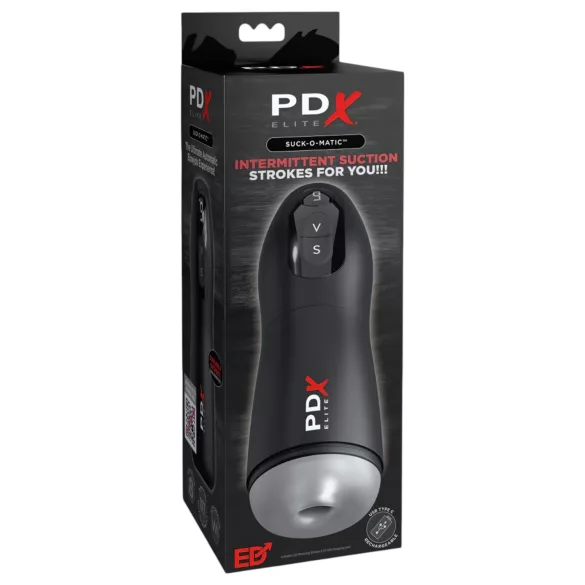 PDX Suck-O-Matic - Akku, automatischer Masturbator (schwarz)