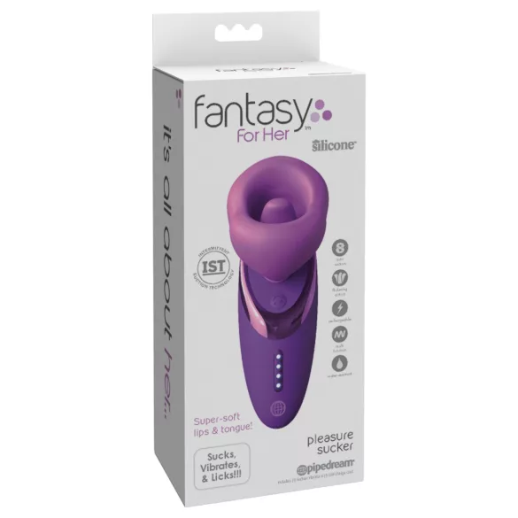 Pipedream - Fantasy For Her - leckender Saugvibrator (lila)