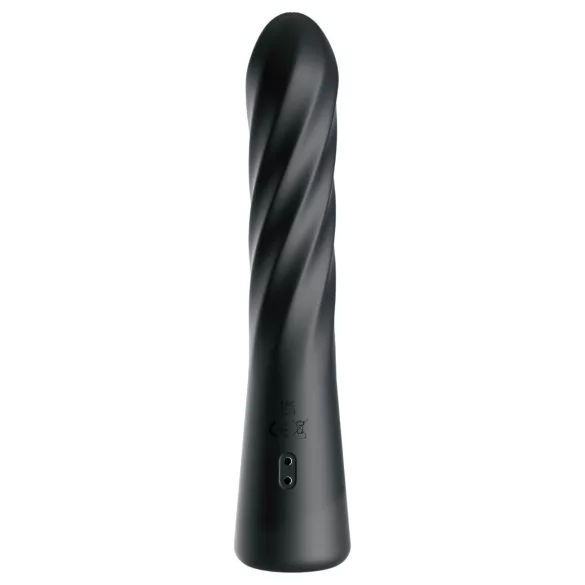 Anal Fantasy Twist Ecstasy - rotierender stoßender Analvibrator (schwarz)