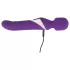 Javida Wand & Pearl - 2in1 Massagestab Vibrator (Lila)