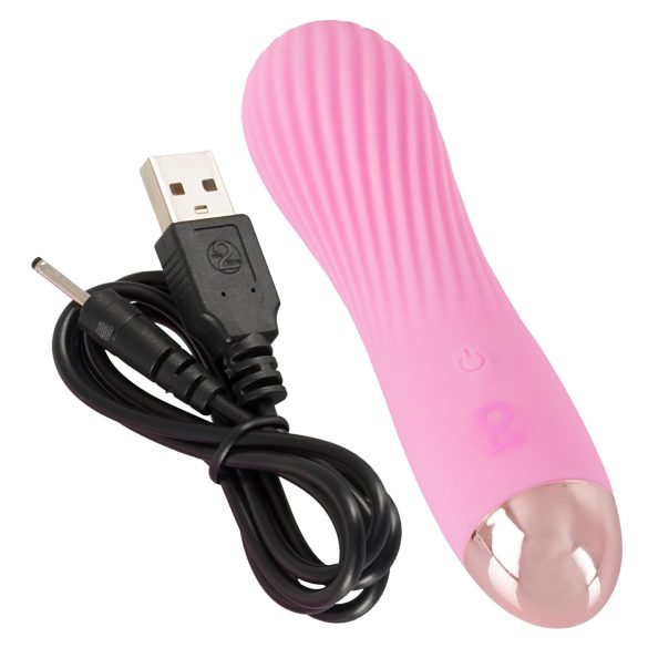 Cuties Mini - Akku, wasserdichter Spiralvibrator (Pink)