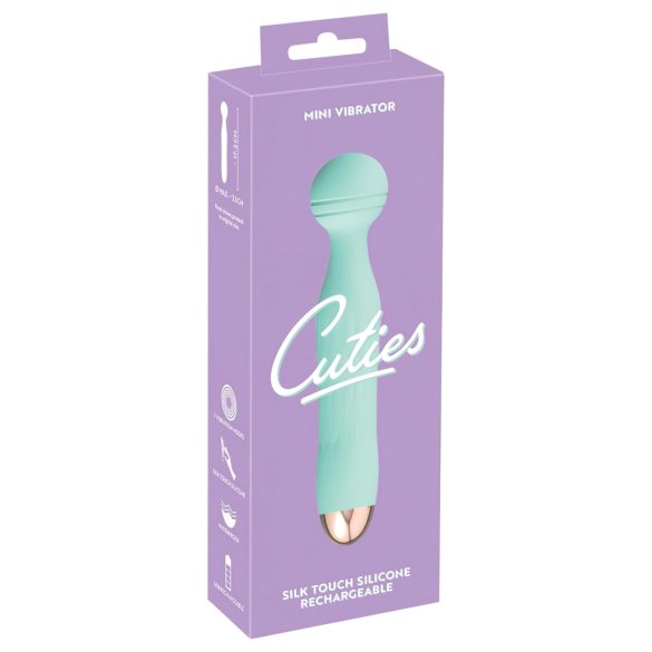 Cuties Mini Wand - Akku, wasserdichter Massagevibrator (grün)