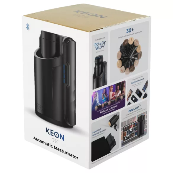 Kiiroo Keon Automatic - Interaktiver Masturbator für Männer (schwarz)
