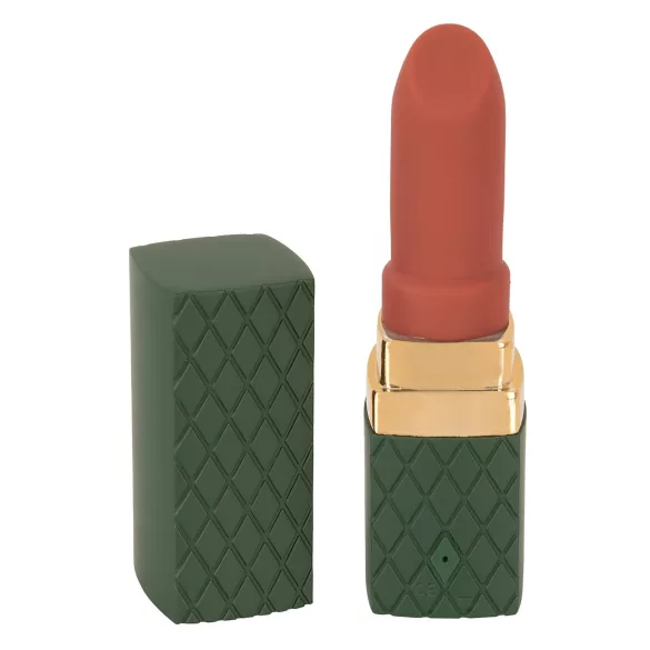 Emerald Love - Akku‑betriebener, wasserdichter Lippenstift‑Vibrator (rot)