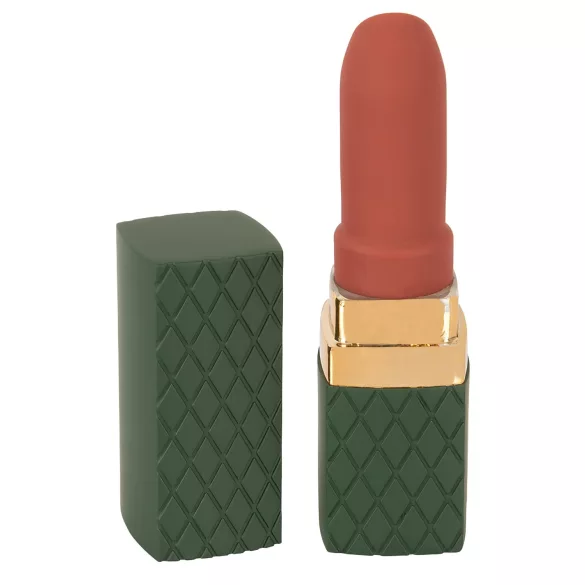 Emerald Love - Akku‑betriebener, wasserdichter Lippenstift‑Vibrator (rot)