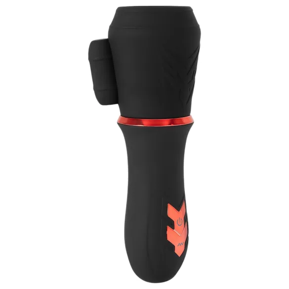 Rebel - Akku-Power, 2-Motoren Eichelvibrator (schwarz)