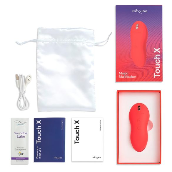 We-Vibe Touch X - Wiederaufladbarer wasserdichter Klitorisvibrator (Koralle)