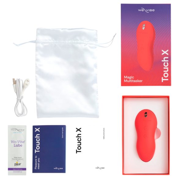 We-Vibe Touch X - Wiederaufladbarer wasserdichter Klitorisvibrator (Koralle)