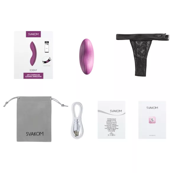 Svakom Edeny - App-gesteuerter Höschenvibrator (lila)