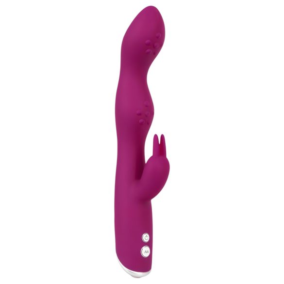 SMILE - Flexibler A- und G-Punkt Vibrator mit Klitorisarm (Lila)