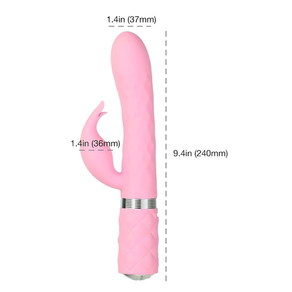 Pillow Talk Lively - Akku-Vibrator mit Klitorisarm (Pink)