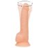 Naked Addiction Rotating 8 - rotierender Vibrator (20cm) - natur