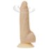 Naked Addiction Rotating 7 - Drehkopf Vibrator (18cm) - Hautfarben