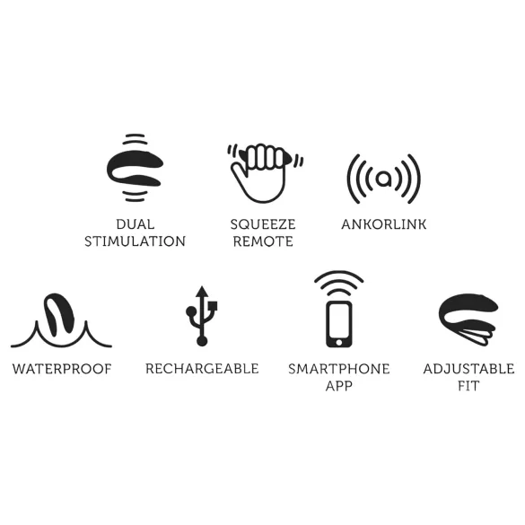 We-Vibe Chorus - Akku-Paarvibrator, intelligent (Orange)