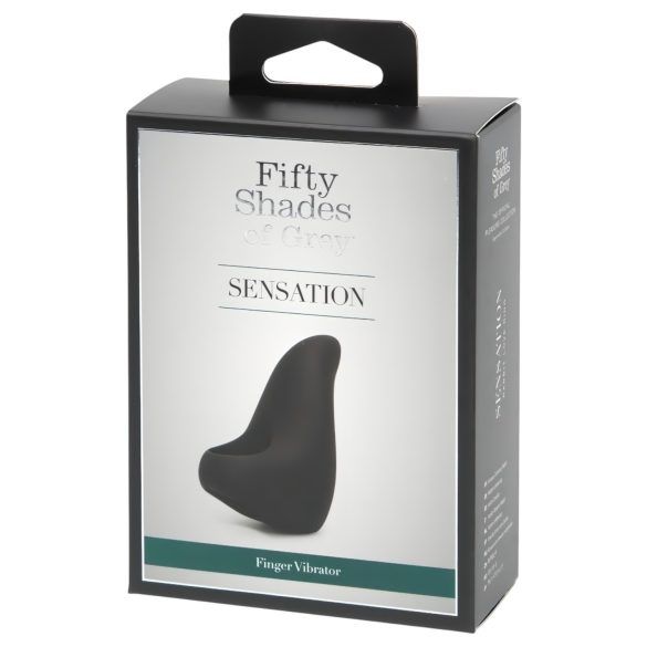 Sinnliches Finger-Vibrator "50 Shades" - Schwarz