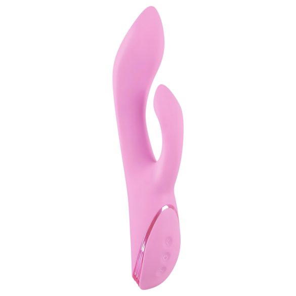 SMILE Nodding - Akkuvibrator mit Klitorisstimulator (Pink)