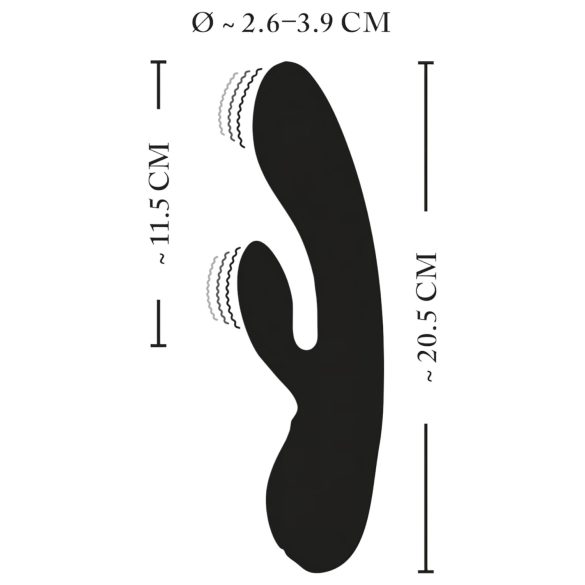 XOUXOU - Wiederaufl. Klitorisvibrator mit Arm (Schwarz)
