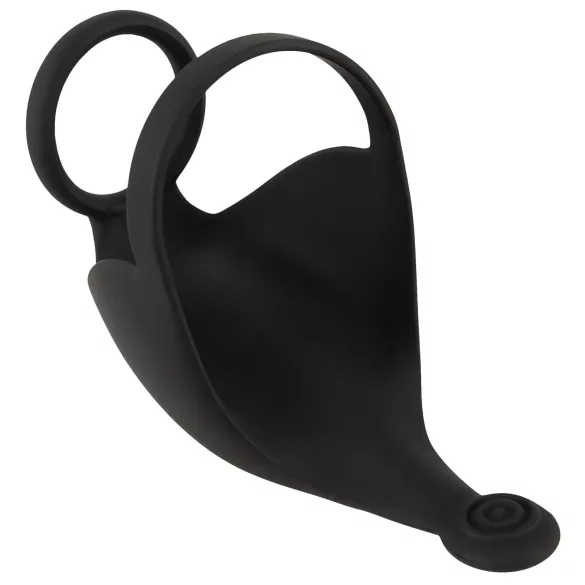 Rebel - Wiederaufladbarer Vibro-Penisring & Hodenmassager (schwarz)