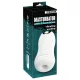 STROKER - Akku-betriebener Saug- und Vibrationsmasturbator (weiß)