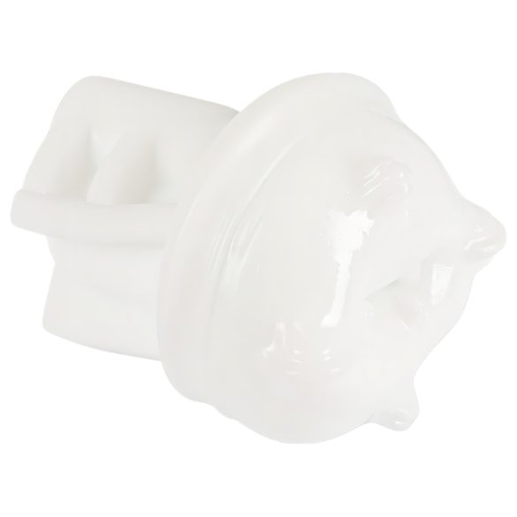 STROKER - wiederaufladbarer, saugend-vibrierender Masturbator (weiß)