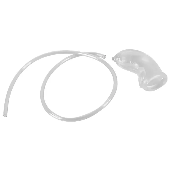 You2Toys Piss Play Sleeve - Penishülle mit Auslaufrohr (transparent)