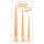 You2Toys - Extra langer Plug-Dildo-Set (3-teilig) - Natur