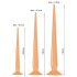 You2Toys - Extra langer Plug-Dildo-Set (3-teilig) - Natur
