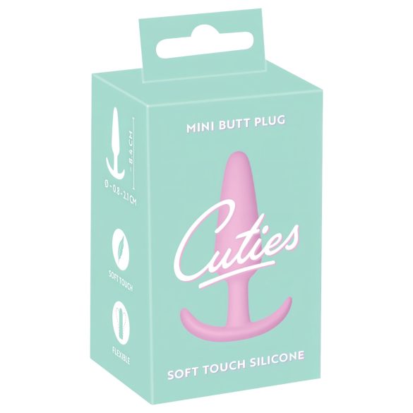 Cuties Mini Butt Plug - silikon anal Plug - rosa (2,1 cm)