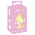 Cuties Mini Butt Plug - Silikon-Analplug (gelb, 3,1 cm)