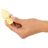 Cuties Mini Butt Plug - Silikon-Analplug (gelb, 3,1 cm)